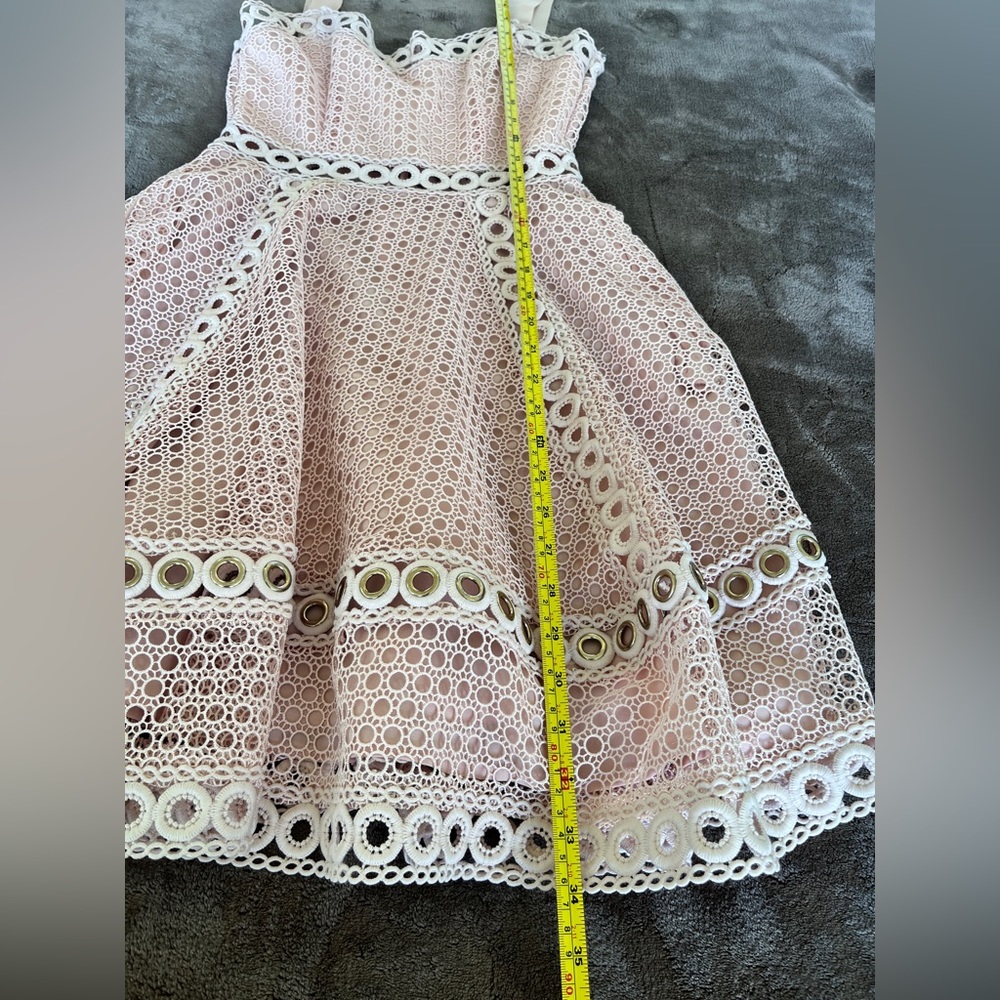 MAJE - Ravi Eyelet Dress Blush Pink - Picture 13 of 13